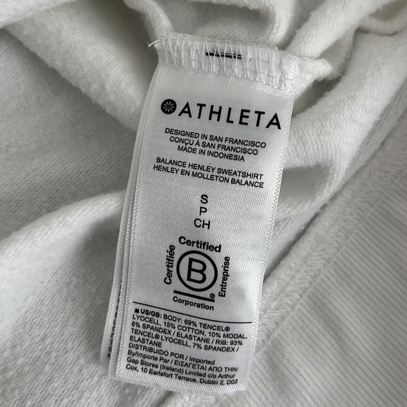 Athleta Sweatshirt Pullover Top - Picture 4 of 4